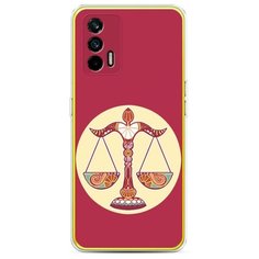 Силиконовый чехол "Весы" на Realme и Oppo Realme Q3 Pro / Реалми Q3 Про Case Place