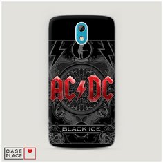 Пластиковый чехол "Альбом Black Ice" на HTC HTC Desire 526G (Dual) / Эйчтиси Дизаер 526 Case Place