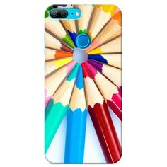 Пластиковый чехол "Цветные карандаши" на Honor 9 Lite / Хонор 9 Лайт Case Place