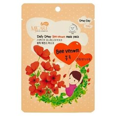 Маска тканевая с пчелиным ядом Mijin Mj Care Daily Dewy Bee Venom Mask Pack