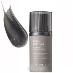 Кислородная маска с экстрактом черного жемчуга The Saem Gem Miracle Black Pearl O2 Bubble Mask (50)
