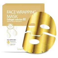 Тканевая маска для лица с коллагеном Berrisom Face Wrapping Mask Collagen Solution 80
