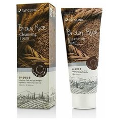 Пенка для умывания 3W CLINIC очищающая с коричневым рисом - Cleansing Foam [Brown Rice] 100 мл