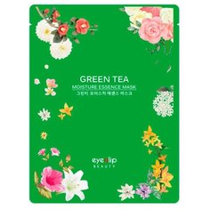 Тканевая маска для лица с экстрактом зеленого чая Eyenlip Green Tea Oil Moisture Essence Mask