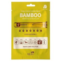 Маска тканевая c экстрактом бамбука Mijin Mj Care Daily Dew Mask Pack Bamboo