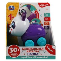Музыкальная каталка "панда коте ТВ": 30 песен, звуков, фраз, свет, Умка (HT550-R)