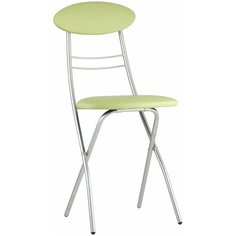 Стул STOOL GROUP Компакт, металл/искусственная кожа, цвет: фисташка