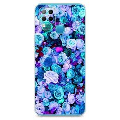 Силиконовый чехол "Цветочный ковер" на Infinix Infinix HOT 10S / Инфиникс Хот 10S Case Place