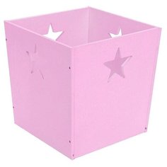 Деревянный ящик для игрушек фиолетовый со звёздочкой Посиделкин