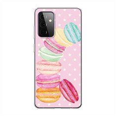 Силиконовый чехол "Пирамидка макарони" на Samsung Galaxy A72 / Самсунг Галакси А72 Case Place