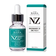 Cos De BAHA Сыворотка укрепляющая для сужения пор - Niacinamide 20 zinc pca 4, 30мл