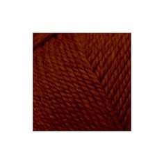 Пряжа для вязания ПЕХ "Мериносовая" (50% шерсть, 50% акрил) 10х100г/200м цв.344 красная глина Пехорка