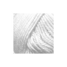 Пряжа для вязания ПЕХ "Народная" (30% шерсть, 70% акрил) 5х100г/220м цв.001 белый Пехорка