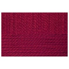 Пряжа для вязания ПЕХ "Детский каприз тёплый" (50% мериносовая шерсть, 50% фибра) 10х50г/125м цв.007 бордо Пехорка