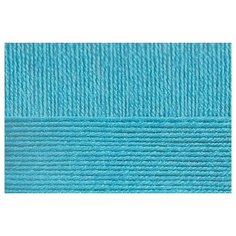 Пряжа для вязания ПЕХ "Кроссбред Бразилия" (50% шерсть, 50% акрил) 5х100г/490м цв.583 бирюза Пехорка