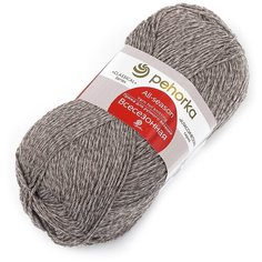 Пряжа для вязания ПЕХ "Всесезонная" (25% шерсть, 30% хлопок, 45%акрил) 5х100г/320м цв.274 серо-бежевый Пехорка