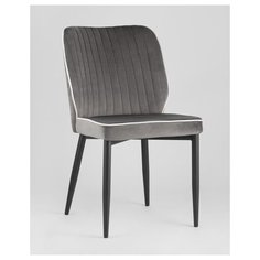 Стул для кухни Лоренс 1 шт, вельвет антрацитовый Stool Group