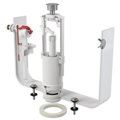 Арматура для унитаза AlcaPLAST SA2000K-1/2" комплект с боковой подводкой, стоп-кнопка