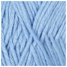 Пряжа для вязания ПЕХ "Молодёжная" (91% акрил высокообъемный, 9% полиамид) 5х200г/280м цв.005 голубой Пехорка