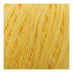 Пряжа для вязания ПЕХ "Цветное кружево" (100% мерсеризованный хлопок) 4х50г/475м цв.053 св.желтый Пехорка