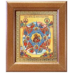 Икона Божией Матери "Неопалимая Купина", широкая рамка 14,5*16,5 см Соборъная лавка