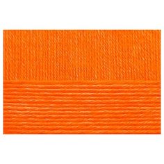 Пряжа для вязания ПЕХ "Школьная" (100% акрил) 5х50г/150м цв.284 оранжевый Пехорка