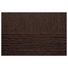 Пряжа для вязания ПЕХ "Школьная" (100% акрил) 5х50г/150м цв.251 коричневый Пехорка