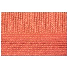 Пряжа для вязания ПЕХ "Перспективная" (50% мериносовая шерсть, 50% акрил) 5х100г/270м цв.396 настурция Пехорка