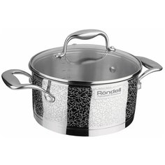 Кастрюля Rondell Vintage, 5 л, серебристый RDS-344