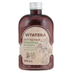 Vitateka Шампунь Дегтярный от перхоти и повышенной жирности волос, 200 мл Витатека