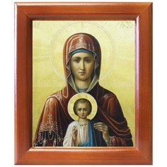 Икона Божией Матери "Услышательница", Зографская, рамка 12,5*14,5 см Соборъная лавка