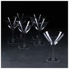 Набор бокалов для мартини Colibri, 280 мл, 6 шт Crystalite Bohemia