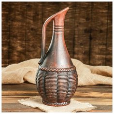 Кувшин "Лоза" 1,5 л Красная глина