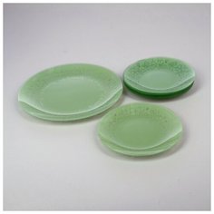 Сервиз столовый на 6 персон "Лара": 6 тарелок 20 см, 1 тарелка 30 см Nina Glass