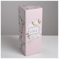Коробка складная With love, 12 х 33,6 х 12 см Сима ленд