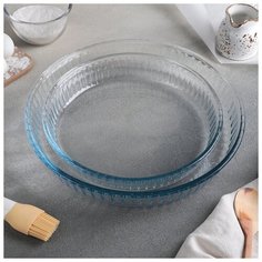 Набор посуды для СВЧ «Borcam», 2 предмета: емкости 32 см 2,6 л и 26 см, 1,6 л Pasabahce