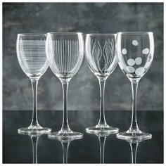 Набор бокалов для вина 250 мл "Лаунж клаб", 4 шт Luminarc