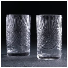 Набор стаканов "Чайный", 2 шт, h=10 см, d=7 см Бахметьевский завод