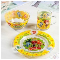 Набор посуды детский "Фиксики", 3 предмета Priority