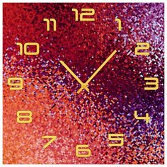 SvS Настенные часы SvS 3501810 Яркая абстракция СВС