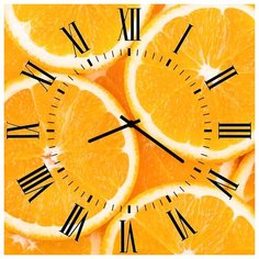 SvS Настенные часы SvS 4001678 Kitchen Нарезанные апельсины СВС