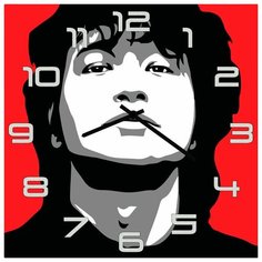 SvS Настенные часы SvS 3502485 Цой арт СВС