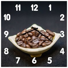 SvS Настенные часы SvS 4001712 Kitchen Зерна кофе СВС