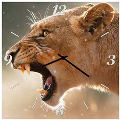 SvS Настенные часы SvS 4002094 Дикая кошка СВС