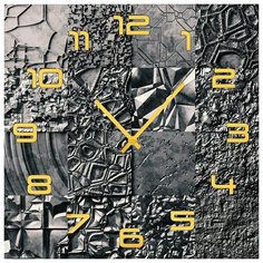 SvS Настенные часы SvS 4001806 Абстракция в черной рамке СВС