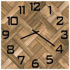 SvS Настенные часы SvS 3502994 Паркет СВС