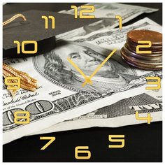 SvS Настенные часы SvS 4001902 Доллары и монеты СВС