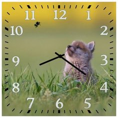 SvS Настенные часы SvS 3501842 Песик и шмель СВС