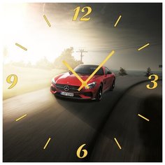 SvS Настенные часы SvS 3001958 Спорт авто на дороге СВС