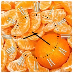 SvS Настенные часы SvS 3501666 Kitchen Дольки апельсинов СВС